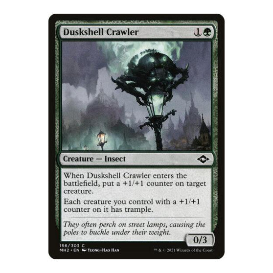 Duskshell Crawler (MH2) #156 Common (Foil Lightly Played) Modern Horizons 2 Magic: The Gathering: 2021