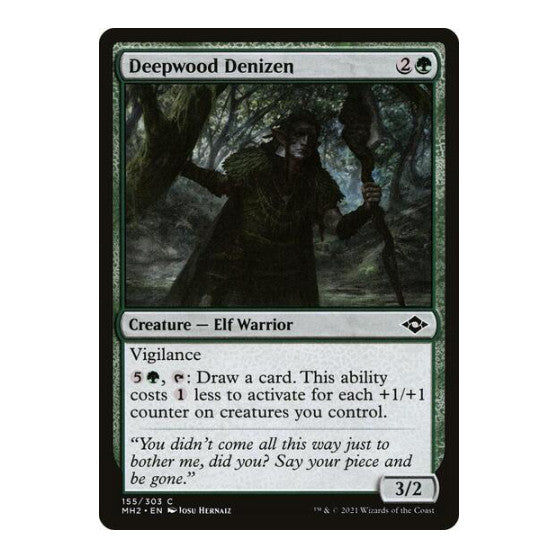 Deepwood Denizen (MH2) #155 Common (Foil Lightly Played) Modern Horizons 2 Magic: The Gathering: 2021