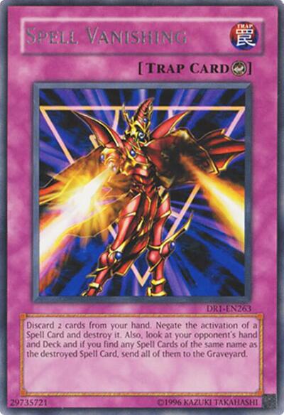 Spell Vanishing (DR1) #DR1-EN263 Rare (Unlimited Lightly Played) Dark Revelation Volume 1 YuGiOh: 2005