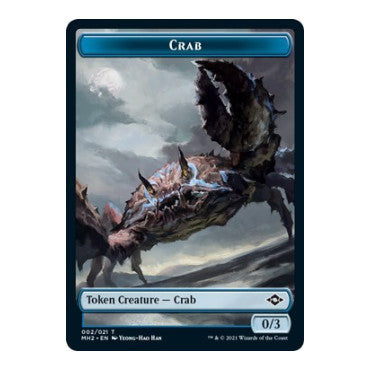 Crab Token (MH2) #2 T (Lightly Played) Modern Horizons 2 Magic: The Gathering: 2021