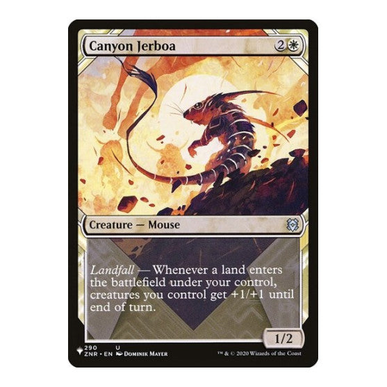 Canyon Jerboa (Showcase) (LIST) #290/280 Uncommon (Lightly Played) The List Reprints Magic: The Gathering: 2026