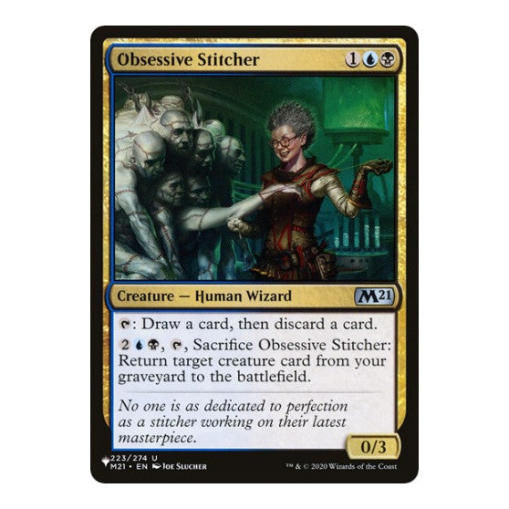 Obsessive Stitcher (LIST) #223/274 Uncommon (Lightly Played) The List Reprints Magic: The Gathering: 2026