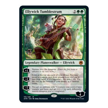 Ellywick Tumblestrum (AFR) #181 Mythic Rare (Lightly Played) Adventures in the Forgotten Realms Magic: The Gathering: 2021