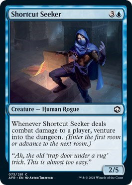 Shortcut Seeker (AFR) #73 Common Adventures in the Forgotten Realms Magic: The Gathering: 2021