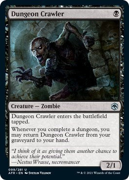 Dungeon Crawler (AFR) #99 Uncommon (Lightly Played) Adventures in the Forgotten Realms Magic: The Gathering: 2021