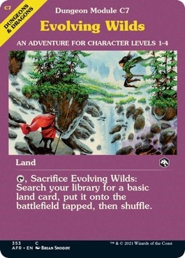 Evolving Wilds Dungeon Module (AFR) #353 Common Adventures in the Forgotten Realms Magic: The Gathering: 2021