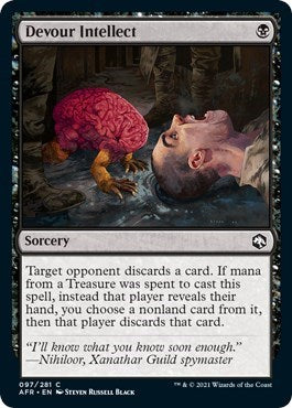 2021 Magic: Adventures in the Forgotten Realms (AFR) - Devour Intellect (#97, Common)