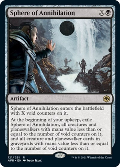 Sphere of Annihilation (AFR) #121 Rare (Lightly Played) Adventures in the Forgotten Realms Magic: The Gathering: 2021