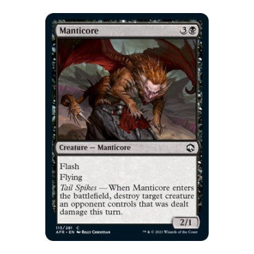 Manticore (AFR) #113 Common Adventures in the Forgotten Realms Magic: The Gathering: 2021