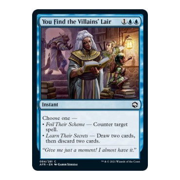 You Find the Villains' Lair (AFR) #84 Common (Lightly Played) Adventures in the Forgotten Realms Magic: The Gathering: 2021