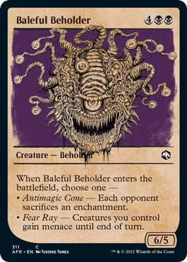 Baleful Beholder Showcase (AFR) #311 Common (Lightly Played) Adventures in the Forgotten Realms Magic: The Gathering: 2021