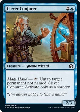 Clever Conjurer (AFR) #51 Common Adventures in the Forgotten Realms Magic: 2021