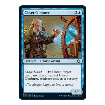 Clever Conjurer (AFR) #51 Common (Lightly Played) Adventures in the Forgotten Realms Magic: The Gathering: 2021