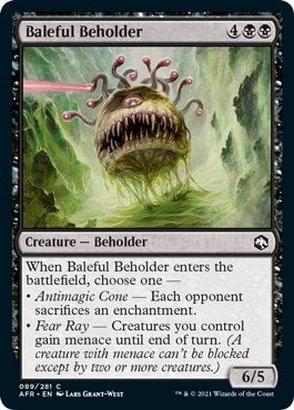 Baleful Beholder (AFR) #89 Common Adventures in the Forgotten Realms Magic: The Gathering: 2021