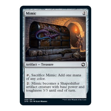 Mimic (AFR) #249 Common Adventures in the Forgotten Realms Magic: The Gathering: 2021