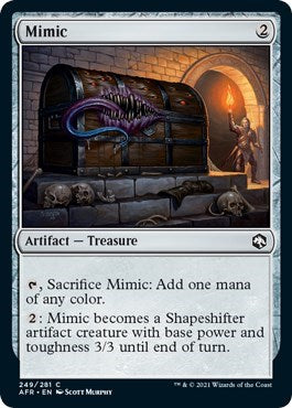Mimic (AFR) #249 Common (Moderately Played) Adventures in the Forgotten Realms Magic: The Gathering: 2021
