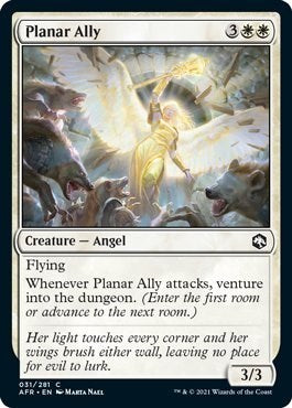Planar Ally (AFR) #31 Common (Lightly Played) Adventures in the Forgotten Realms Magic: The Gathering: 2021