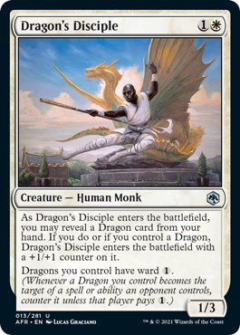 Dragons Disciple (AFR) #13 Uncommon (Lightly Played) Adventures in the Forgotten Realms Magic: 2021