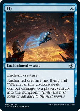 2021 Magic: Adventures in the Forgotten Realms (AFR) - Fly (#59, Uncommon)