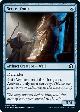 Secret Door (AFR) #71 Common Adventures in the Forgotten Realms Magic: The Gathering: 2021