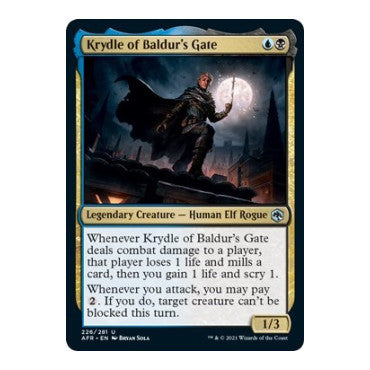 Krydle of Baldurs Gate (AFR) #226 Uncommon Adventures in the Forgotten Realms Magic: The Gathering: 2021