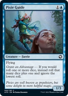 Pixie Guide (AFR) #66 Common Adventures in the Forgotten Realms Magic: The Gathering: 2021
