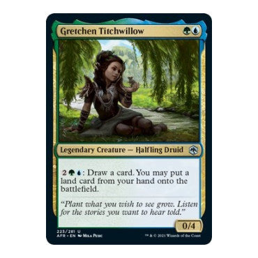 Gretchen Titchwillow (AFR) #223 Uncommon Adventures in the Forgotten Realms Magic: The Gathering: 2021