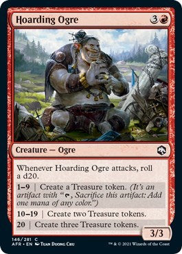 Hoarding Ogre (AFR) #146 Common (Lightly Played) Adventures in the Forgotten Realms Magic: 2021