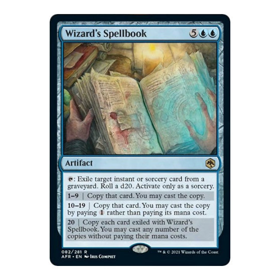 Wizards Spellbook (AFR) #82 Rare (Lightly Played) Adventures in the Forgotten Realms Magic: The Gathering: 2021