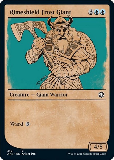 Rimeshield Frost Giant Showcase (AFR) #310 Common Adventures in the Forgotten Realms Magic: The Gathering: 2021