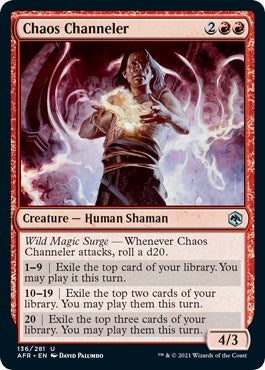 Chaos Channeler (AFR) #136 Uncommon Adventures in the Forgotten Realms Magic: The Gathering: 2021