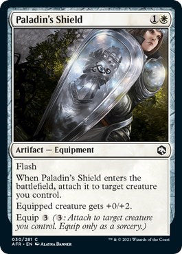 Paladins Shield (AFR) #30 Common (Lightly Played) Adventures in the Forgotten Realms Magic: 2021