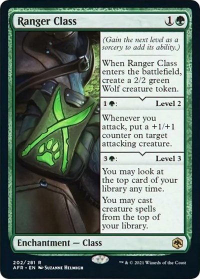 Ranger Class (AFR) #202 Rare (Lightly Played) Adventures in the Forgotten Realms Magic: The Gathering: 2021
