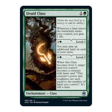 Druid Class (AFR) #180 Uncommon (Lightly Played) Adventures in the Forgotten Realms Magic: The Gathering: 2021