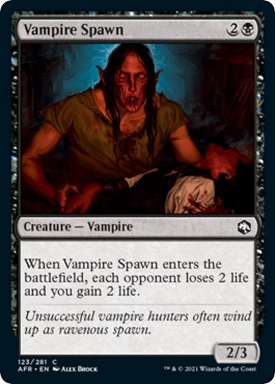 Vampire Spawn (AFR) #123 Common (Lightly Played) Adventures in the Forgotten Realms Magic: 2021