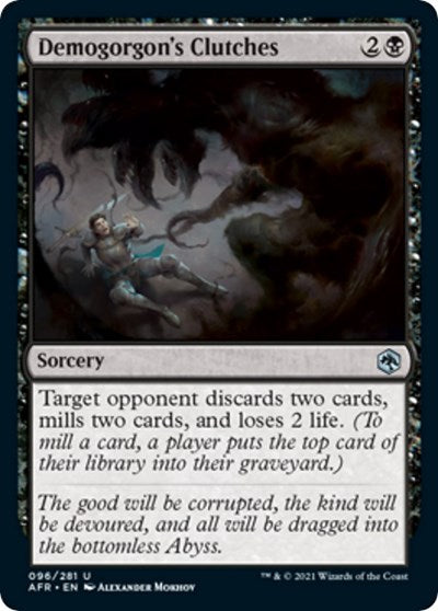 Demogorgons Clutches (AFR) #96 Uncommon Adventures in the Forgotten Realms Magic: The Gathering: 2021