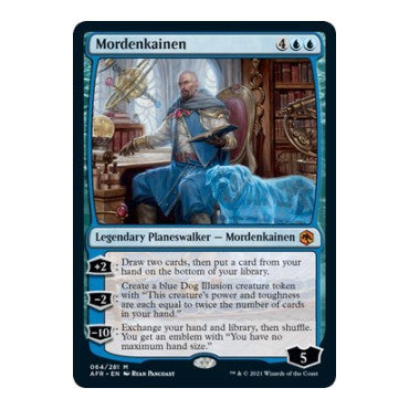 Mordenkainen (AFR) #64 Mythic Rare (Lightly Played) Adventures in the Forgotten Realms Magic: The Gathering: 2021