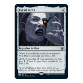 Eye of Vecna (AFR) #243 Rare (Lightly Played) Adventures in the Forgotten Realms Magic: The Gathering: 2021