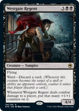 Westgate Regent (AFR) #126 Rare (Near Mint) Adventures in the Forgotten Realms Magic: The Gathering: 2021