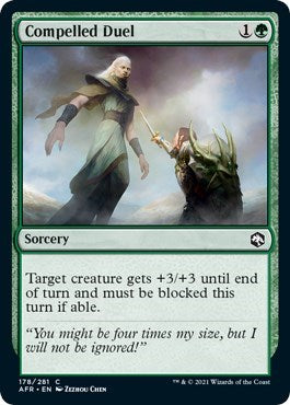 Compelled Duel (AFR) #178 Common (Lightly Played) Adventures in the Forgotten Realms Magic: 2021