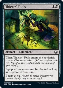 Thieves' Tools (AFR) #122 Common (Lightly Played) Adventures in the Forgotten Realms Magic: The Gathering: 2021
