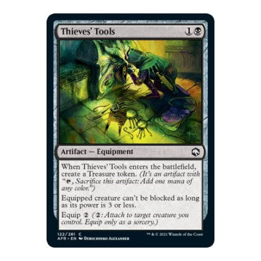 Thieves' Tools (AFR) #122 Common (Lightly Played) Adventures in the Forgotten Realms Magic: The Gathering: 2021
