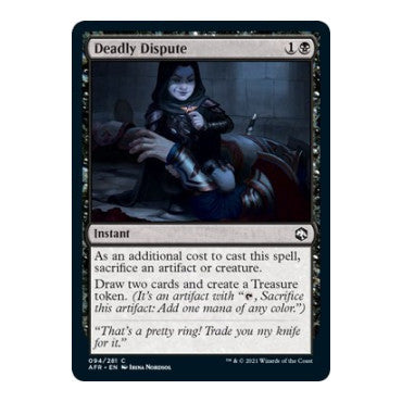 Deadly Dispute (AFR) #94 Common (Lightly Played) Adventures in the Forgotten Realms Magic: The Gathering: 2021