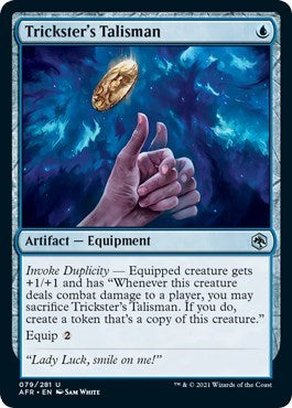 Tricksters Talisman (AFR) #79 Uncommon (Lightly Played) Adventures in the Forgotten Realms Magic: 2021