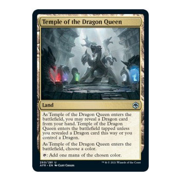 Temple of the Dragon Queen (AFR) #260 Uncommon (Lightly Played) Adventures in the Forgotten Realms Magic: The Gathering: 2021