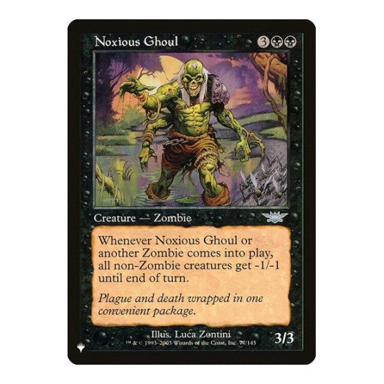 Noxious Ghoul (LIST) #77/145 Uncommon (Lightly Played) The List Reprints Magic: The Gathering: 2026