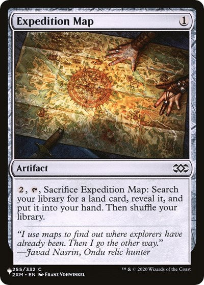 Expedition Map (LIST) #2XM-255 Common (Lightly Played) The List Reprints Magic: 2026