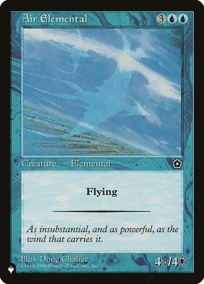Air Elemental (LIST) #P02-31 Uncommon (Lightly Played) The List Reprints Magic: The Gathering: 2026