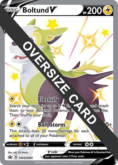 Boltund V SWSH085 (PR) #SWSH085 Promo (Holofoil Near Mint) Jumbo Cards Pokemon: 2015