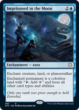 Imprisoned in the Moon (AFC) #85 Rare (Lightly Played) Commander: Adventures in the Forgotten Realms Magic: The Gathering: 2021